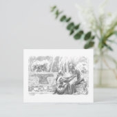 St. Franciscus en de melaatse Briefkaart (Staand voorkant)