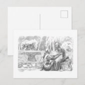 St. Franciscus en de melaatse Briefkaart (Voorkant / Achterkant)