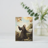 St. Franciscus Rooms Katholieke Gebed Kaart Plaatskaartje (Staand voorkant)