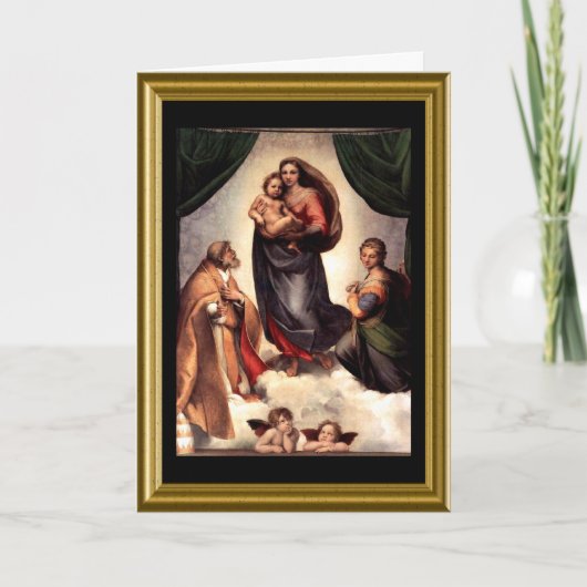 St. Franciscus zegen - Kerstmis Feestdagen Kaart (Voorkant)