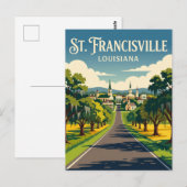 St. Francisville USA Briefkaart (Voorkant / Achterkant)