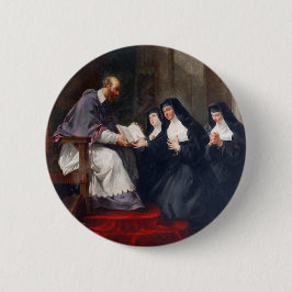 St. Francoise met St. Jeanne Ronde Button 5,7 Cm