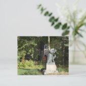 St. Franics en de Wolf van Gubbio Briefkaart (Staand voorkant)