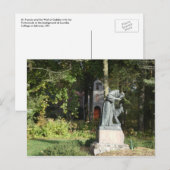 St. Franics en de Wolf van Gubbio Briefkaart (Voorkant / Achterkant)