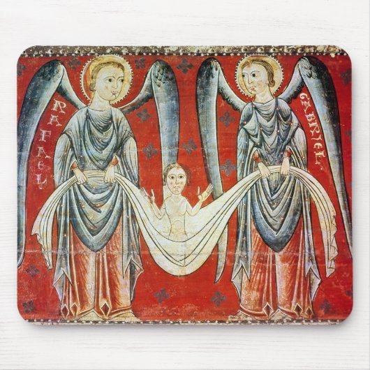 St. Gabriel en St. Raphael, c.1200 Muismat (Voorkant)