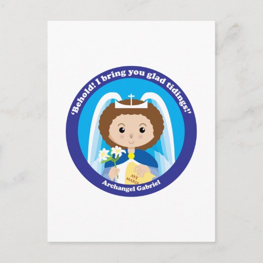 St. Gabriel the Archangel Briefkaart (Voorkant)