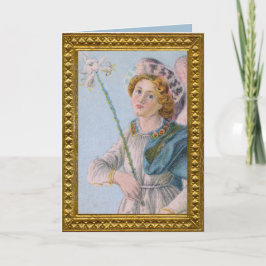 St. Gabriel the Archangel (detail; M 017) Blank Kaart