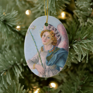 St. Gabriel the Archangel (detail; M 017) Keramisch Ornament