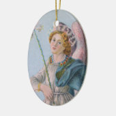 St. Gabriel the Archangel (detail; M 017) Keramisch Ornament (Links)