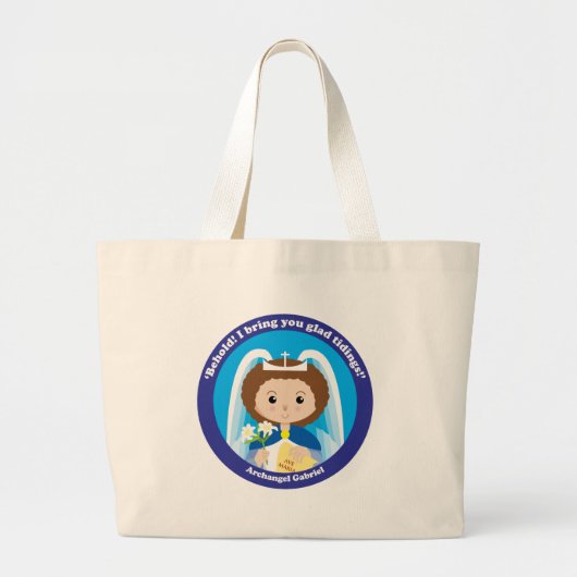 St. Gabriel the Archangel Grote Tote Bag (Voorkant)