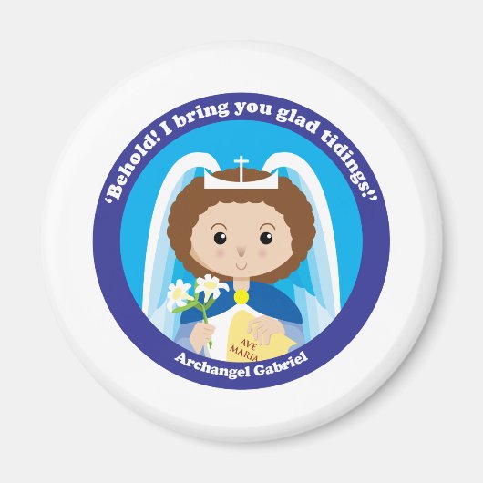 St. Gabriel the Archangel Magneet (Voorkant)