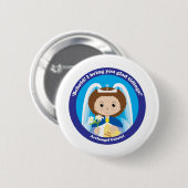 St. Gabriel the Archangel Ronde Button 5,7 Cm (Voorkant /achterkant)