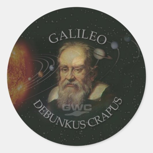 St. Galileo sticker (Voorkant)