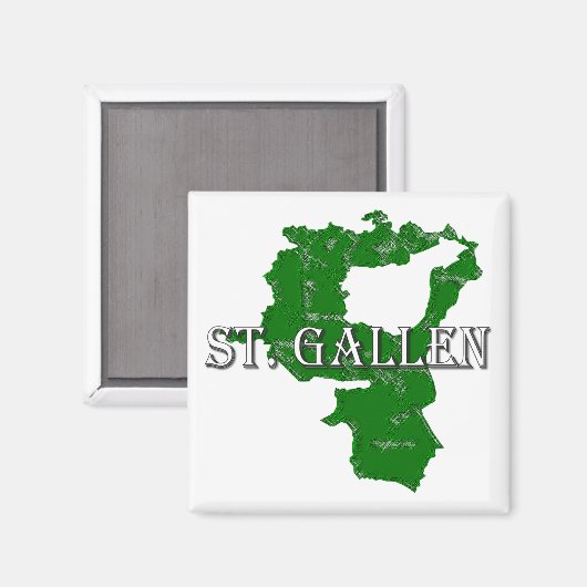 St. Gallen Magneet (Voorkant / Achterkant)