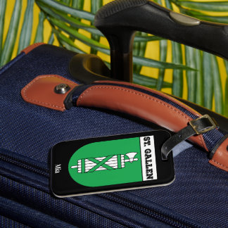 St. Gallen, Zwitserland | Wapenmunt Bagagelabel