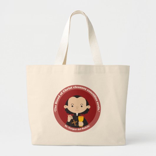St. Gaspar del Bufalo Grote Tote Bag (Voorkant)