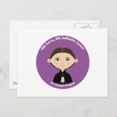 St. Gemma Galgani Briefkaart (Voorkant / Achterkant)