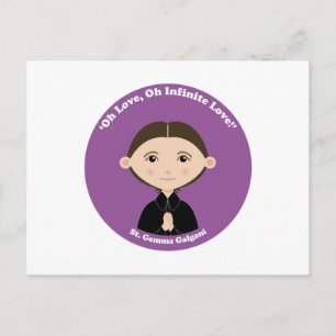 St. Gemma Galgani Briefkaart