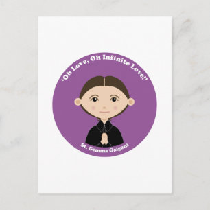 St. Gemma Galgani Briefkaart
