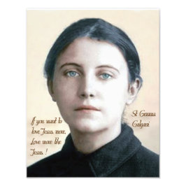 St Gemma Galgani Foto Afdruk