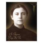 St Gemma Galgani Foto Afdruk (Voorkant)
