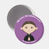 St. Gemma Galgani Magneet (Voorkant / Achterkant)