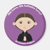 St. Gemma Galgani Magneet (Voorkant)