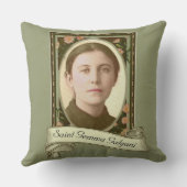 St. Gemma Galgani Patron van apothekers Kussen (Achterkant)