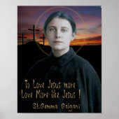 St. Gemma Galgani Poster (Voorkant)