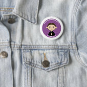 St. Gemma Galgani Ronde Button 5,7 Cm (In situ)