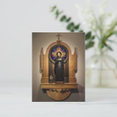 St. Gemma Galgani Shrine, Kenosha, Wi Briefkaart (Staand voorkant)