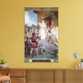 St. Genevieve Calming de Parisians Canvas Afdruk (Insitu (Woonkamer))