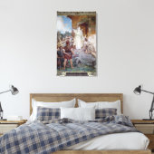 St. Genevieve Calming de Parisians Canvas Afdruk (Insitu (Slaapkamer))
