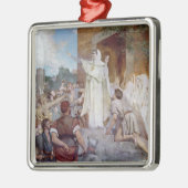 St. Genevieve Calming de Parisians Metalen Ornament (Links)