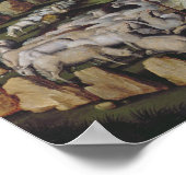 St. Genevieve Guarding haar lot Poster (Hoek)