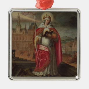 St. Genevieve Metalen Ornament