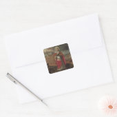 St. Genevieve Vierkante Sticker (Envelop)