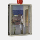 St. Genevieve Watches over de slaapstad Metalen Ornament (Rechts)