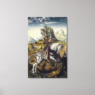 St. George 2 Canvas Afdruk