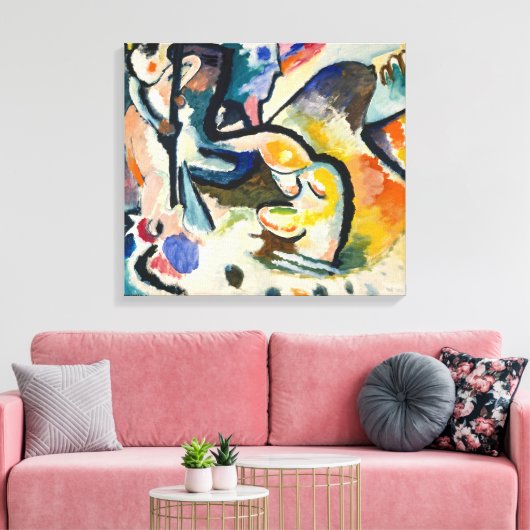 St. George 3 | Kandinsky | Canvas Afdruk (Insitu (Woonkamer))