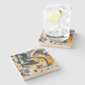 St. George 3 | Kandinsky | Stenen Onderzetter (Zijkant)