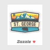 St. George, Alaska Sticker (Vel)