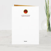 St. George and The Dragon by Bernat Martorell Kaart (Achterkant)