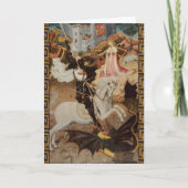 St. George and The Dragon by Bernat Martorell Kaart (Voorkant)