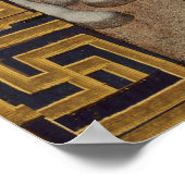 St. George and The Dragon by Bernat Martorell Poster (Hoek)