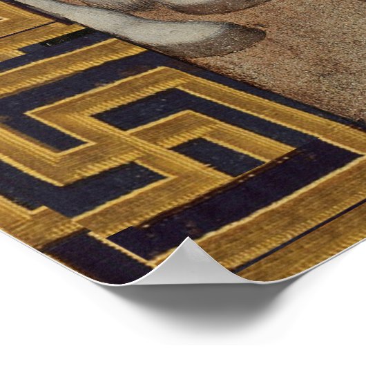 St. George and The Dragon by Bernat Martorell Poster (Hoek)