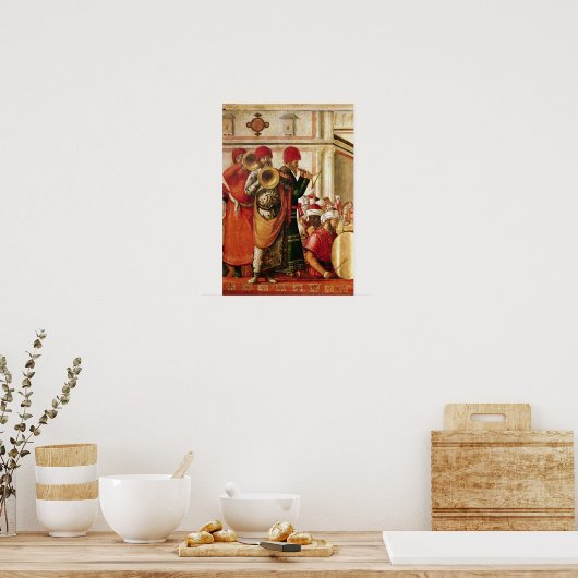 St. George Baptizing the Gentiles Poster (Keuken)
