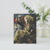 St. George bevalt de draak van Peter Paul Rubens Briefkaart (Staand voorkant)