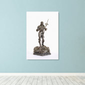 St. George (bronze) Canvas Afdruk (Insitu (Houten vloer))