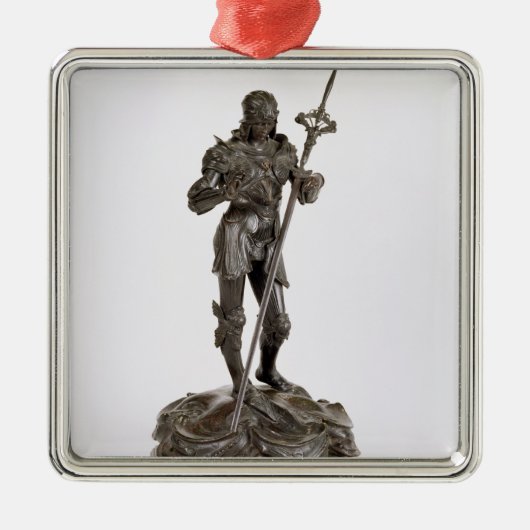 St. George (bronze) Metalen Ornament (Voorkant)